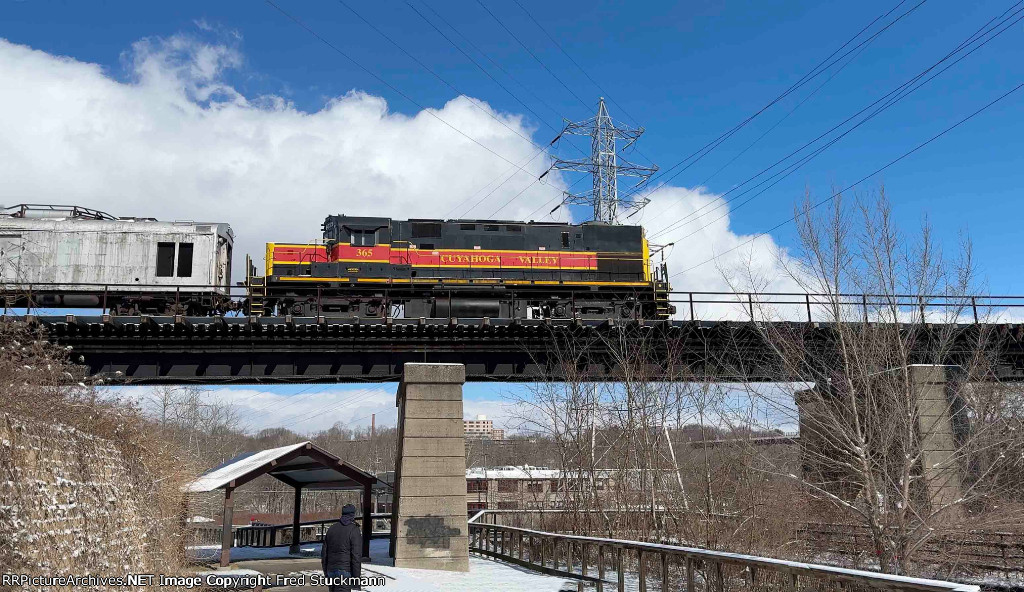 CVSR 365 is power for the uphill climb into Akron.